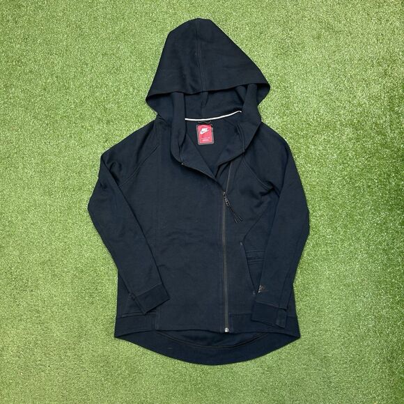 Nike Tech Fleece Zip Hoodie Blue Cape Woman's Small - Picture 1 of 8